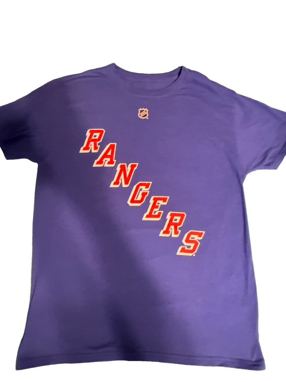 New York Rangers Men’s Blue Panarin Player Tee Shirt Fanatics Size Large